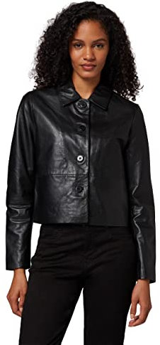 RICANO Cecila – klassische Damen Lederjacke (Regular Fit) – echtes (Premium) Lamm Leder