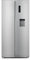 electriQ 430 Litre Side-By-Side American Fridge Freezer - Silver