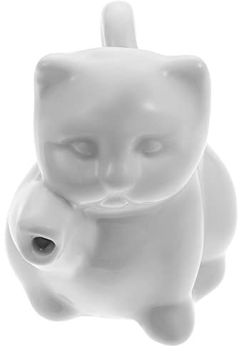 Elegante Tetera de Cerámica para Café con Forma de Gato 50 Ml Fácil de Lavar Multiusos