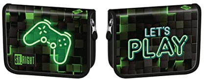 ST.RIGHT Dark Game PC03 Mäppchen, Black, 20.5 x 14 x 3.5 cm
