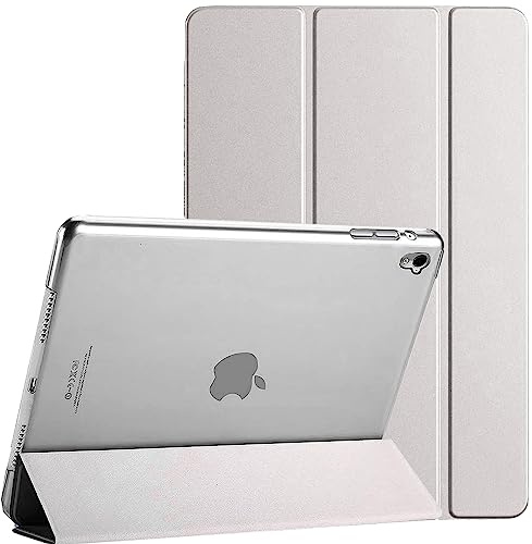 Custodia per Apple iPad 9a/8a/7a generazione (2021/2020/2019) (10,2 pollici) Smart Magnetic Ultra Slim Stand Cover Auto Wake/Sleep per iPad 9/iPad 8/iPad 7 (argento)