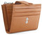 REETEE Portefeuille Femme Petit Format Cuir Véritable Porte Carte de Credit RFID Blocage Porte Monnaie Femmes,Porte Feuilles pour Femme avec 13 emplacements et Petit Zippé Portefeuille (Brun)
