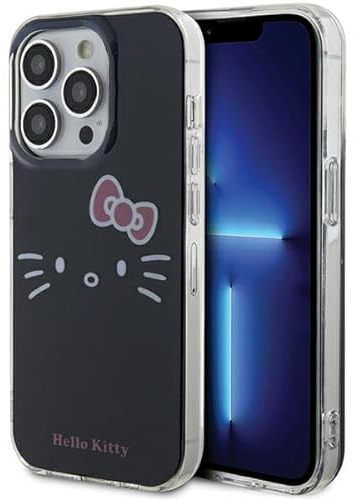 CG MOBILE Hello Kitty HKHCP14XHKHLK case for iPhone 14 Pro Max 6.7 black hardcase IML Kitty Face