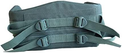 ALICE FIBLE Gürtel und Alice Nierenpolster mit Gurt / Taktischer Gürtel / Hüftgurt / Nierengurt für gerahmten Rucksack LC-2/ALICE Pack OLIVE GREEN
