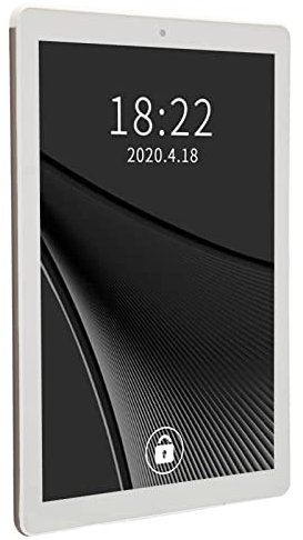 Tablet PC, 100-240 V Tablet HD da 10 Pollici Multifunzione Dual SIM Card Dual Standby Octa 3 GB 64 GB Rom per Uso Quotidiano (Spina UE)