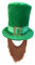 Xbemkste st Patricks Day Decorations st Patricks Day Accessories st Patricks Day hat Irish Gifts st Patricks Day Fancy Dress Headband Cowboy hat Baseball Cap Bucket hat top hat