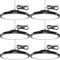 TASINUO UFO LED Lámpara de Alta Bahía 200W 6PCS, 20000LM Focos Led Interior Techo, 7000K Blanco Frío Lámpara de Garaje, IP65 Impermeable Lámpara de Taller LED Industrial para Garaje Almacén Oficina