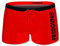 FREEGUN Maillot de Bain Homme (M, Rouge/Noir N24)