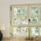 Funlife 43x300cm Fensterfolie Blickdicht Statische Fensterfolie，Fensterfolie Buntglas Regenbogen Dekorfolie，Fensterfolie Grün für Badezimmer Küche Schlafzimmer, Grün Schmetterlinge und Blätter