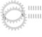 Rasenmäher-Spikes, Edelstahl, für S-TIHL RMI 422 Wo-rx Lan-Droid, 2 Stück Mähroboter Spikes, 12 selbstschneidende Schrauben