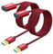 SUNGUY USB 3.0 Extension Cable [Pack of 2 2 m] Extension Cable 5Gbps Super Fast USB A Male to A Female Extension for Card Reader, Keyboard, Printer, Scanner, Camera Red