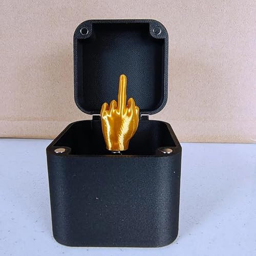 Mittelfinger In Einer Box, Überraschungsgeschenkbox Mit Mittelfinger, Spoof Hand Prank Pop Up Gift With Box For Adults, Christmas Novelty Fun Prank Gift For Office Desk Decor Home Décor (1)