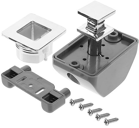 Gadpiparty Serratura A Pulsante Per Cassettiera Senza Chiave in Acciaio Inox Per Camper
