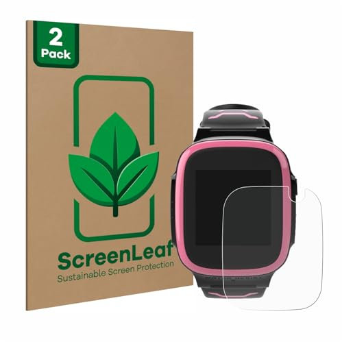 ScreenLeaf (2 Stück Schutzfolie für Xplora X5 Play [nachhaltiger Displayschutz, Folie, transparent, kratzfest]