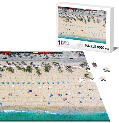 Klassisches Puzzle, 1000 Teile, Luftbild, Strand, Urlaub, Tropisch, Miami