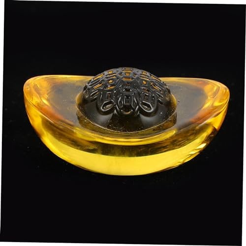 Cabilock 5stücke Teiliges Kleinen -Dekorationen Für Büro Und Tischgebrauch Feng Shui Goldmünzen Gelbem Für Eröffnungen Und Kreative Fotodekoration