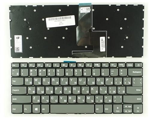 JYJYGDM Piezas de portátil Teclado RU for Lenovo IdeaPad 1-14IGL05 1-14ADA05 1-14AST-05 V14-ADA V14-ARE V14-IGL V14-IIL V14-IKB V14-IWL