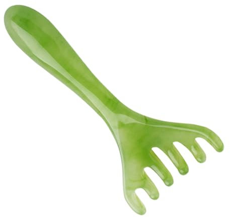 Scalp Comb, Resin Head Massager, Portable Relaxation Tool, Soothing Design for Hair Washing and Grooming, Salon Spa Travel Necessary for Women, Men, Home Care Use 5.71x2.76in