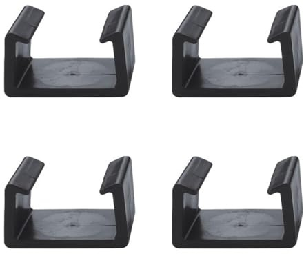 4Pcs Heavy Duty Plastic Sofa Connect Clamps Heat-Resistant Rattan Furniture Clips Useful Rattan Chair Fasteners for Garden Outdoor (5.3X3.7CM)