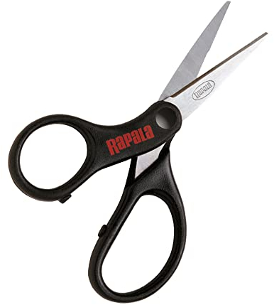 Rapala Ra0100152, Forbici Unisex Adult, Argento Nero, Unico