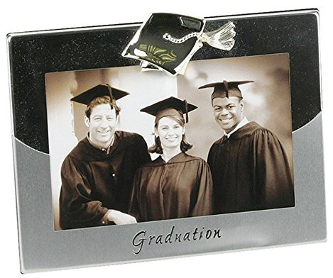 2 tone Silverplated Frame - Graduation Photo Frame 4 x 6
