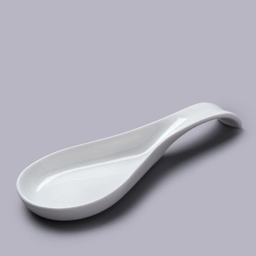 Cks Debout Blanc Cuillère En Céramique Reste