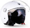 ARMOR HELMETS® AV-63 „Matt White“ · Jet-Helm · Motorrad-Helm Roller-Helm Scooter-Helm Moped Mofa-Helm Chopper Retro Vespa · ECE 22.05 Sonnenvisier Schnellverschluss Tasche XXL (63-64cm)