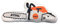 Stihl Kissen in Motorsägeform aus weichem Plüschmaterial Länge ca. 50 cm
