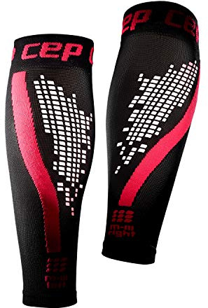 CEP - Nighttech CALF SLEEVE 2.0, reflective leg sleeves for women, socks for precise calf compression, made by medi, made in Germany