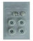 SIP Tappo per radiatore in alluminio 1x3/8, Kit universale 6 pezzi, Compatibile con autovettura, Colore naturale