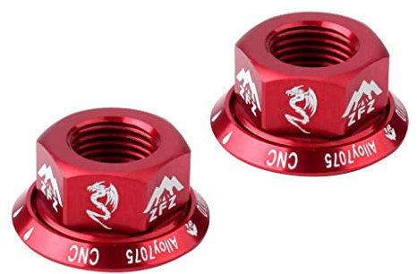 Perfeclan M10 Hutmuttern Schraube Befestigungsscheibe, 2er Set, Rot