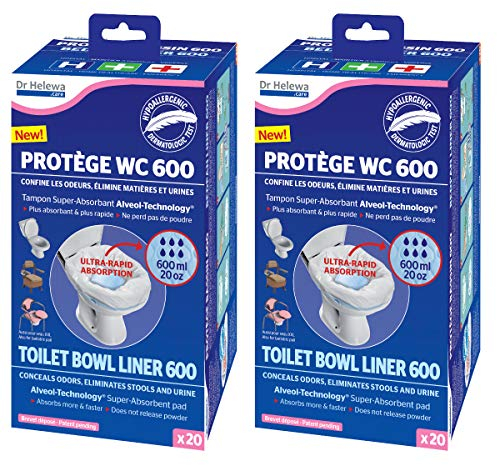 20 40 60 Stk - WC Toiletten Tüten Beutel - Urlaub Wohnmobil Caravan Wohnwagen Zelt Outdoor Motorboot (2 Set = 40 Stk)