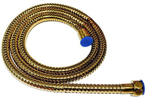 Fusion Gold Shower Nut Hose Universal 1.5m Replaces Mira Grohe Triton Aqualisa