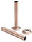 130mm Radiator Pipe Sleeve/Shrouds/Covers and Collar Set | Foundry (Pair) (Antique Copper)