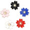 Broche Fleur Pin Set Jolies Fleurs De Cerisier Sakura Série Motif Épinglettes Set Badges Vêtements Sacs Décor 5pcs