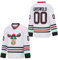 Kekambas #00 Clark Griswold X-Mas Christmas Vacation Mens Movie Hockey Jersey White Stitched Size XXL