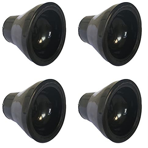 Pirhosigma 4 PCs Tee Golf Ball Retriever Sucker Grabber Suction Cup Pick Up Back Saver Put On Putter Grip