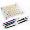 Switch Tester Opener de lubrification Lube Station 20 Key MX BOX Kit de testeur de Commutateur en Acrylique pour commutateurs de Clavier Mécanique Gateron Cherry MX (Paquet A)