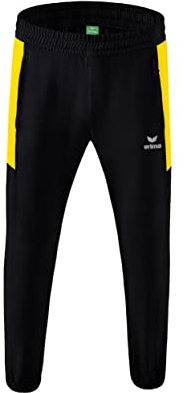 Erima Herren Team Basic Präsentationshose (1102240), schwarz/gelb, L