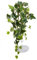 Botanic-Haus künstlicher Efeu Hängebusch, Kunstpflanze Holland Efeu ca. 50 cm lang, Farbe: grün-Creme