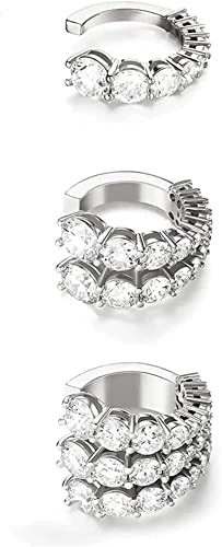BIERDAN Aurikuläre Ohrmanschette Ohrform Lymph- und Schlankheits-Ohrringe Lymphdrainage Therapeutische magnetische Ohrringe Magnetische Shiatsu-Ohrschmuck-Geschenk für Frauen