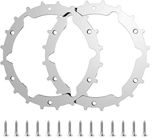 MUFUSHAN Edelstahl Mähroboter Spikes Kompatibel mit Gardena Mähroboter SILENO City 250 300 400 500 600 1000,Zur Erhöhung der Zugkraft des Mähroboters,inkl. 14 Edelstahlschrauben, Modell TLWG-01