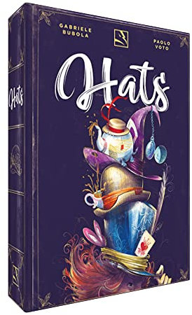 Thundergryph Games Hats Brettspiel,Strategiespiel basierend auf Alice im Wunderland,Set-Sammelspiel für Kinder und Erwachsene,Alter 14+,Durchschnittliche Spielzeit 20-30 Minuten,Hergestellt