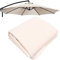 KDHKDFN Toile De Rechange Pour Parasol Déporté, Toile De Parasol Ronde 3m 8 Baleines Toile De Remplacement(Color:Blanc)