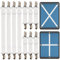 MHwan Bettlakenspanner Verstellbar, 10 Stück Bettlaken Spanngurte, Lang (70-230cm)+Kurz (32-58cm) Lakenspanner, Betttuchspanner mit Starken Metallklammern, für Bettlaken, Sofas, Bügelbretter