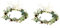 FRCOLOR Make-up-Zubehör 2 Stk Blumenkranz Party-haarbänder Haarreifen Party-girlande Braut Eukalyptus Hochzeit Braut Stirnband