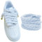 Lopau Lacci per scarpe in corda spessa per Air Force 1, non perforare, per scarpe da ginnastica Dunk, Air Jordan, AF1, bianco, 51.2''/130cm