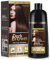 COSMTEK - Champú de tinte para el cabello castaño oscuro, champú para mujer, champú natural, tinte para el cabello, 3 en 1 para cabello gris, cobertura 100% de cabello gris, instantáneo, ingredientes