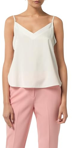 Comma Damen Spaghetti-träger-top aus Satin T-Shirt