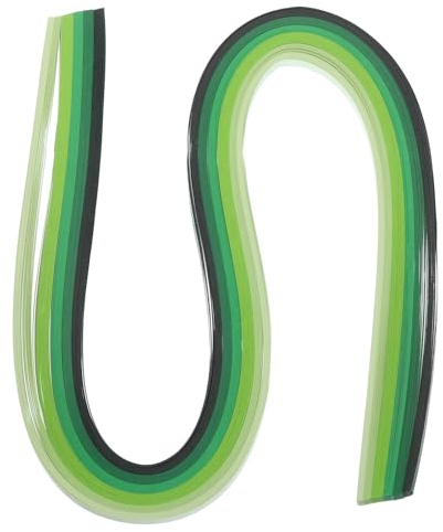 PATIKIL 120pcs Quilling Strips Paper 3/16(5mm) 21 Origami Paper Quilling Strip for Art DIY Hand Craft Christmas, Green